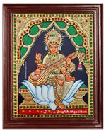 Saraswathi Tanjore Painting