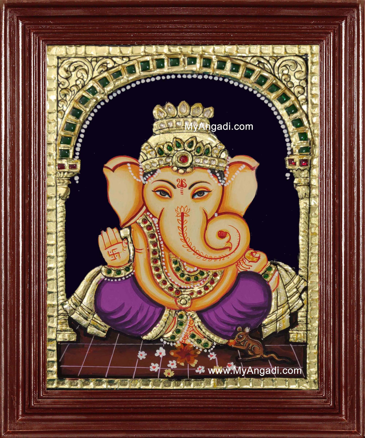 Ganesha Tanjore Painting