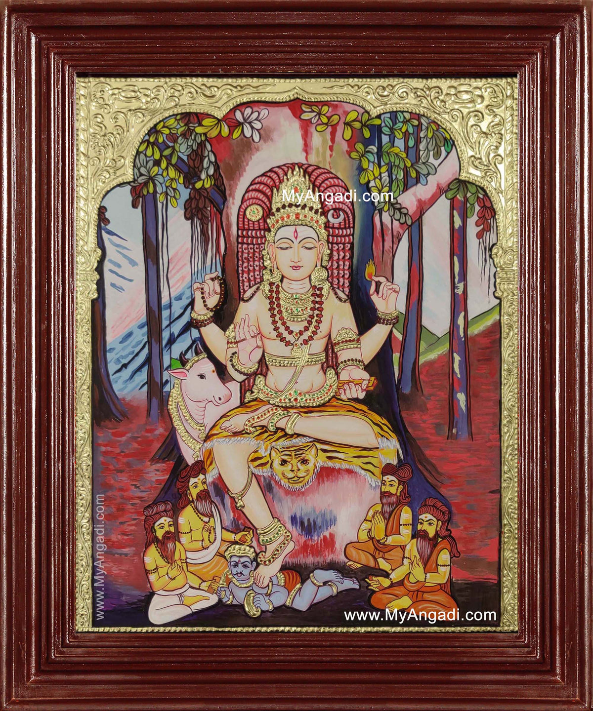 Dakshinamurthy Tanjore Painting