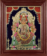 Samayapurathu Mariamman Tanjore Painting