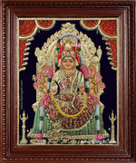Samayapurathu Mariamman Tanjore Painting