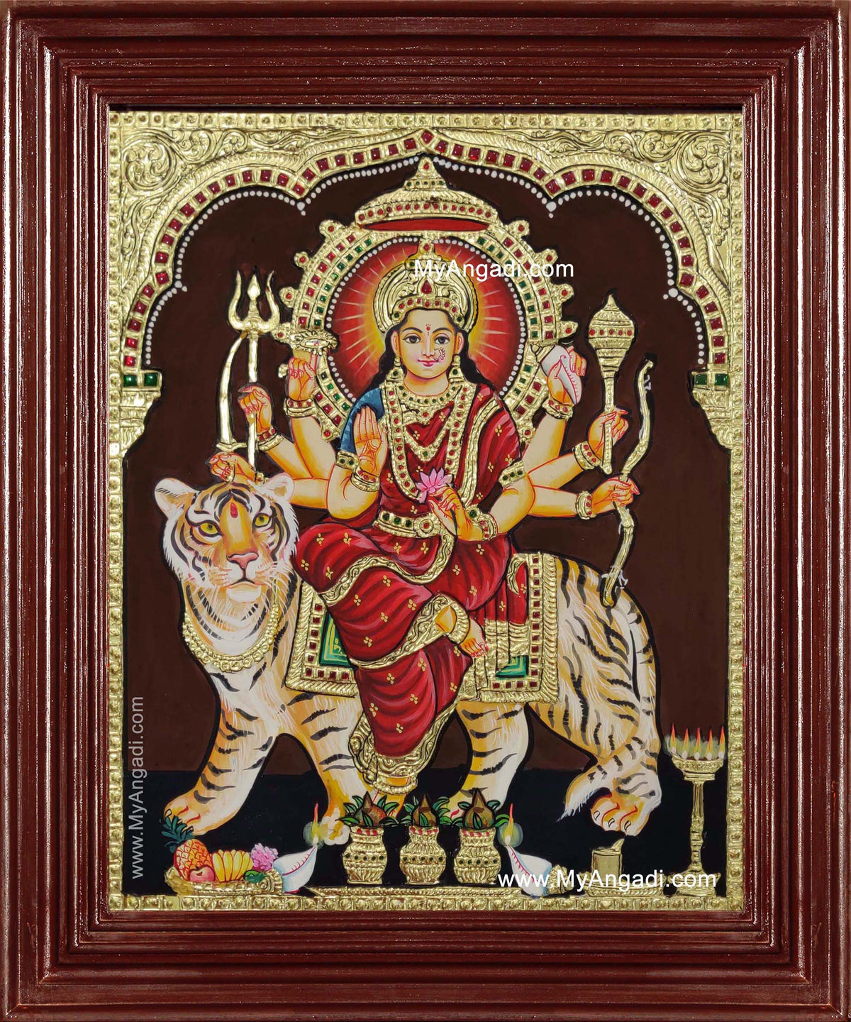Durgai Amman Tanjore Painting