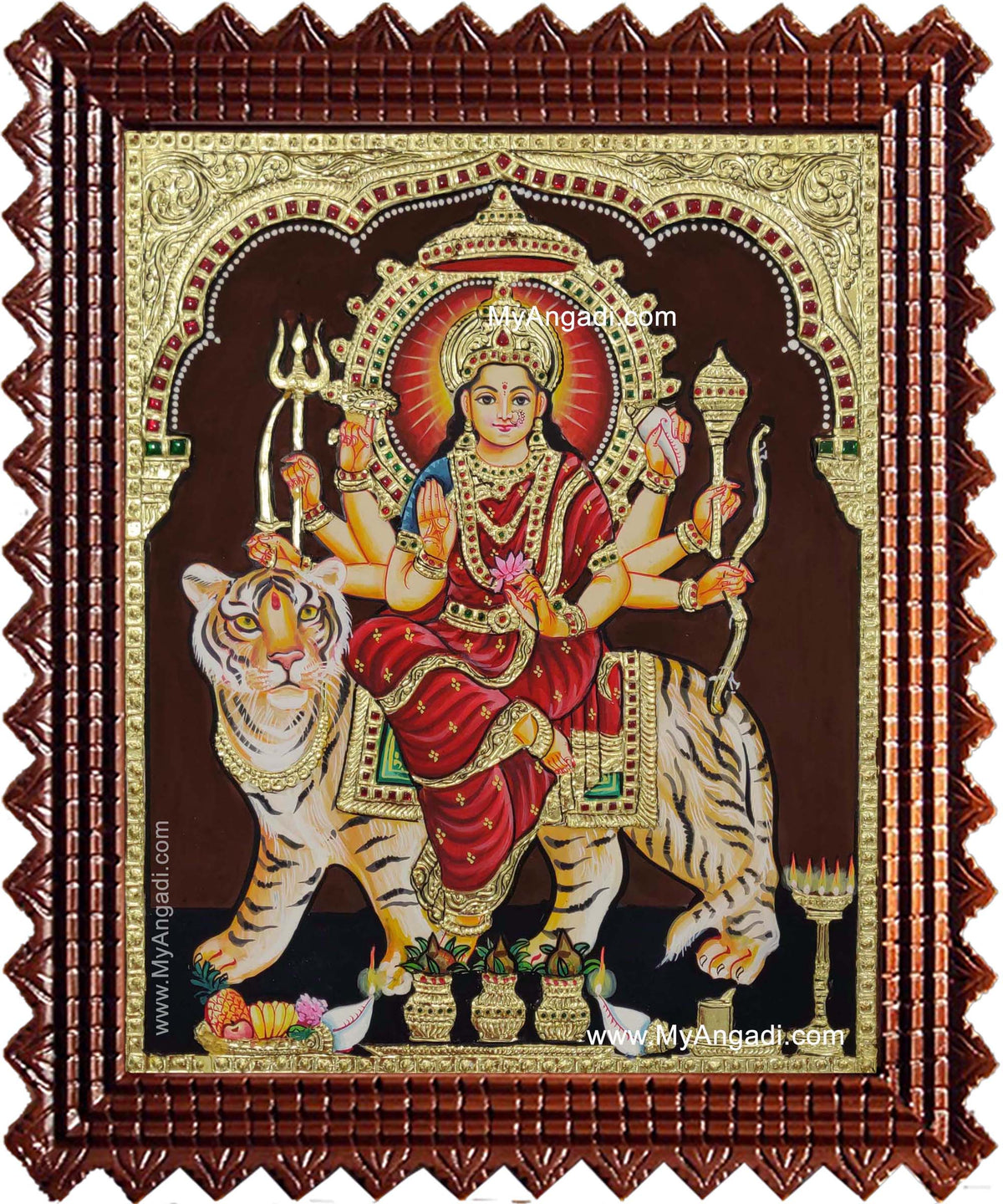 Durgai Amman Tanjore Painting