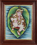 Alilai Krishna Tanjore Painting