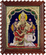 Gaja Lakshmi Tanjore Painting