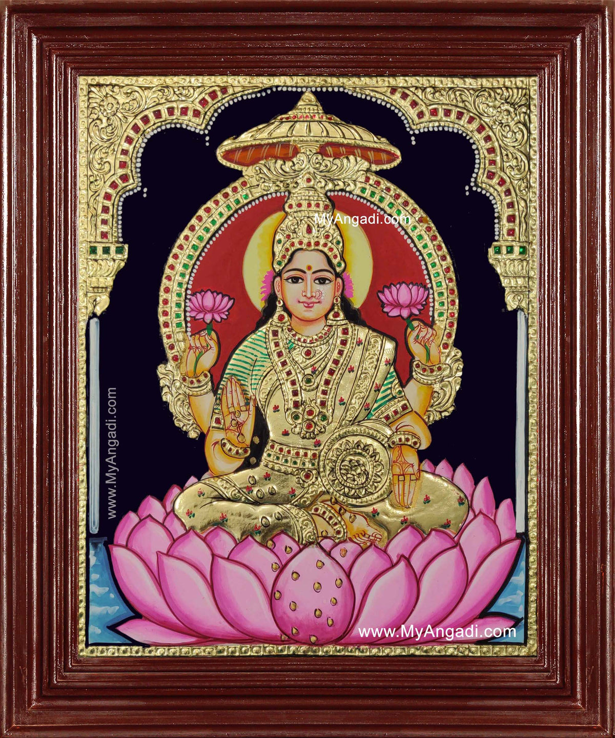Maha Lakshmi Tanjore Painting