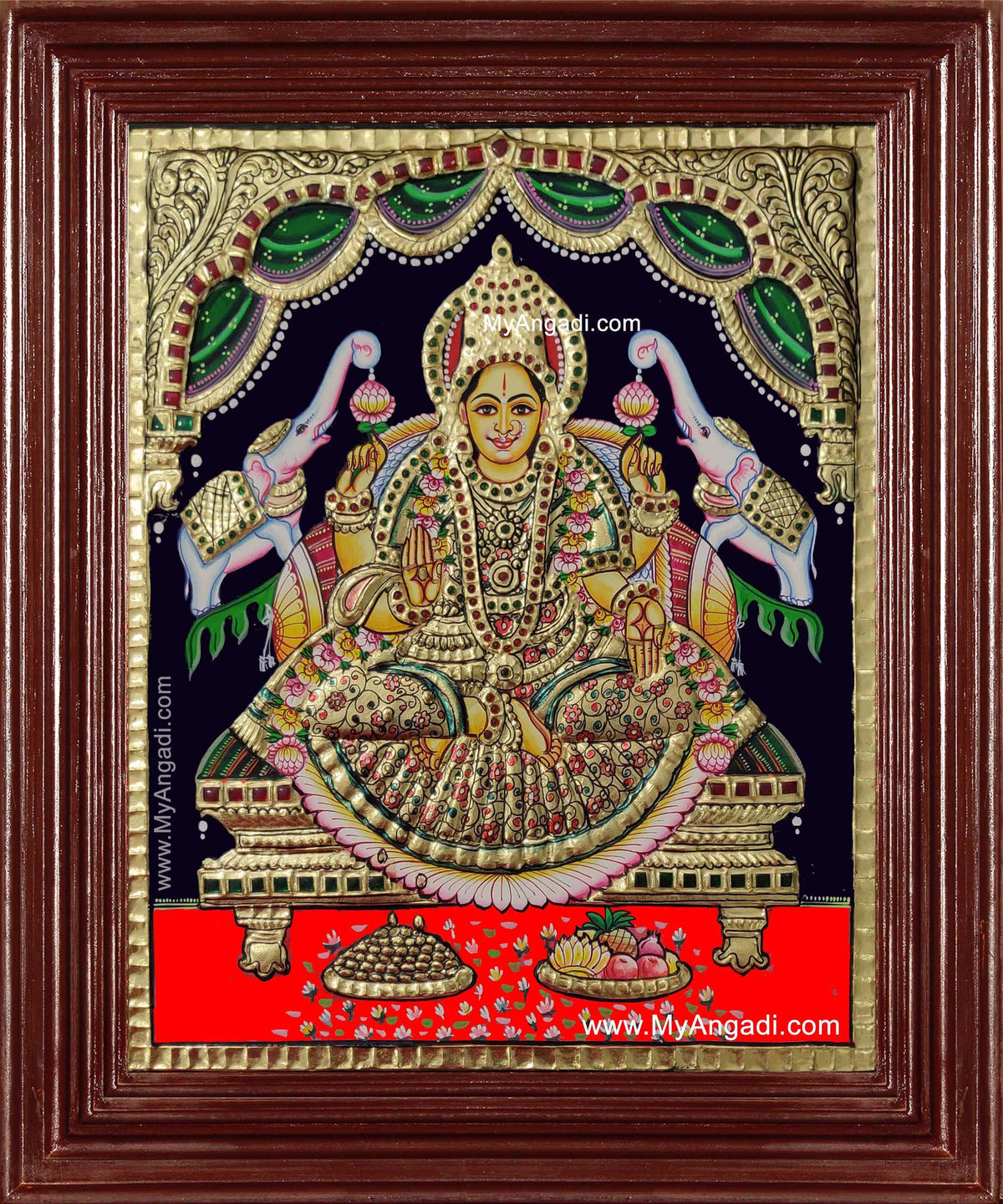 Gaja Laxmi Tanjore Painting