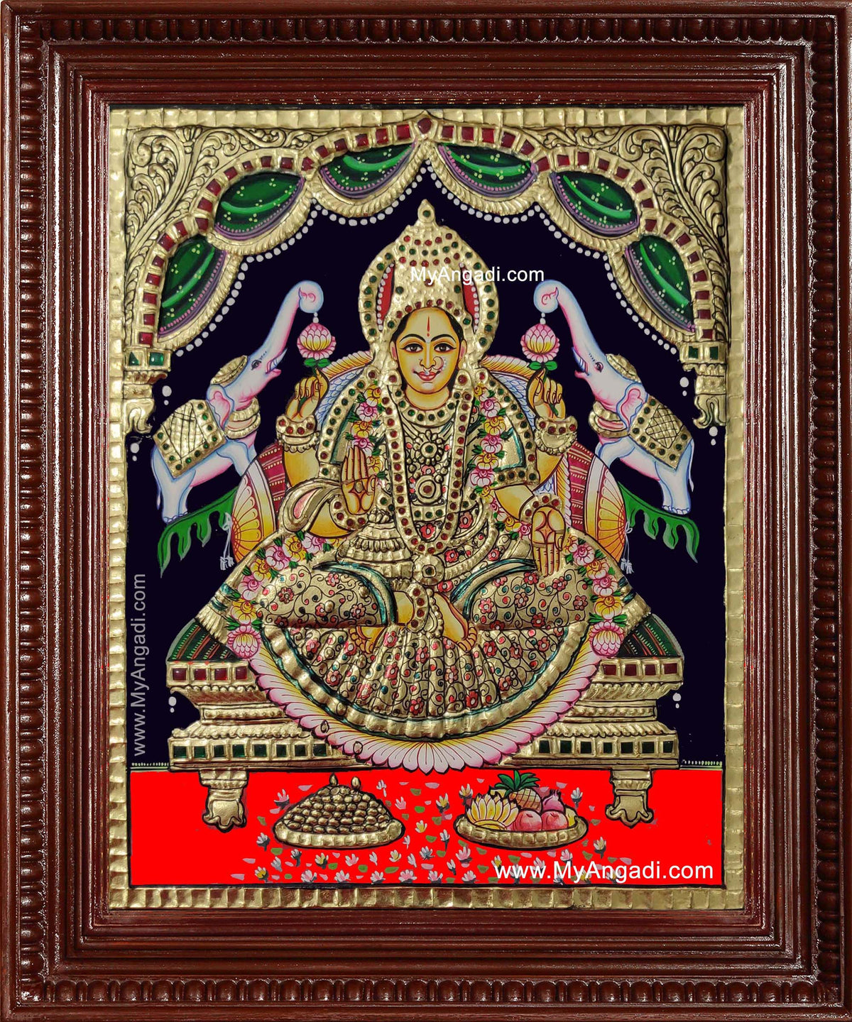 Gaja Laxmi Tanjore Painting