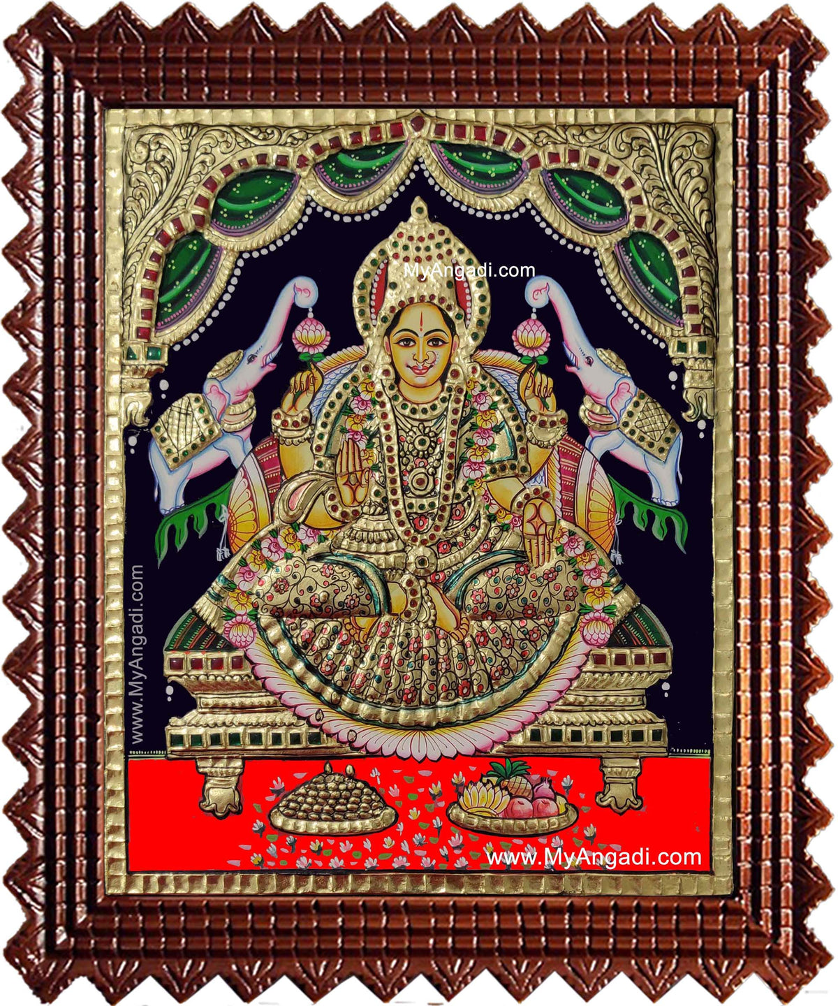 Gaja Laxmi Tanjore Painting