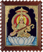 Saraswathi Tanjore Painting