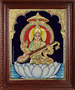 Saraswathi Tanjore Painting