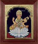 Saraswathi Tanjore Painting