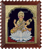 Saraswathi Tanjore Painting