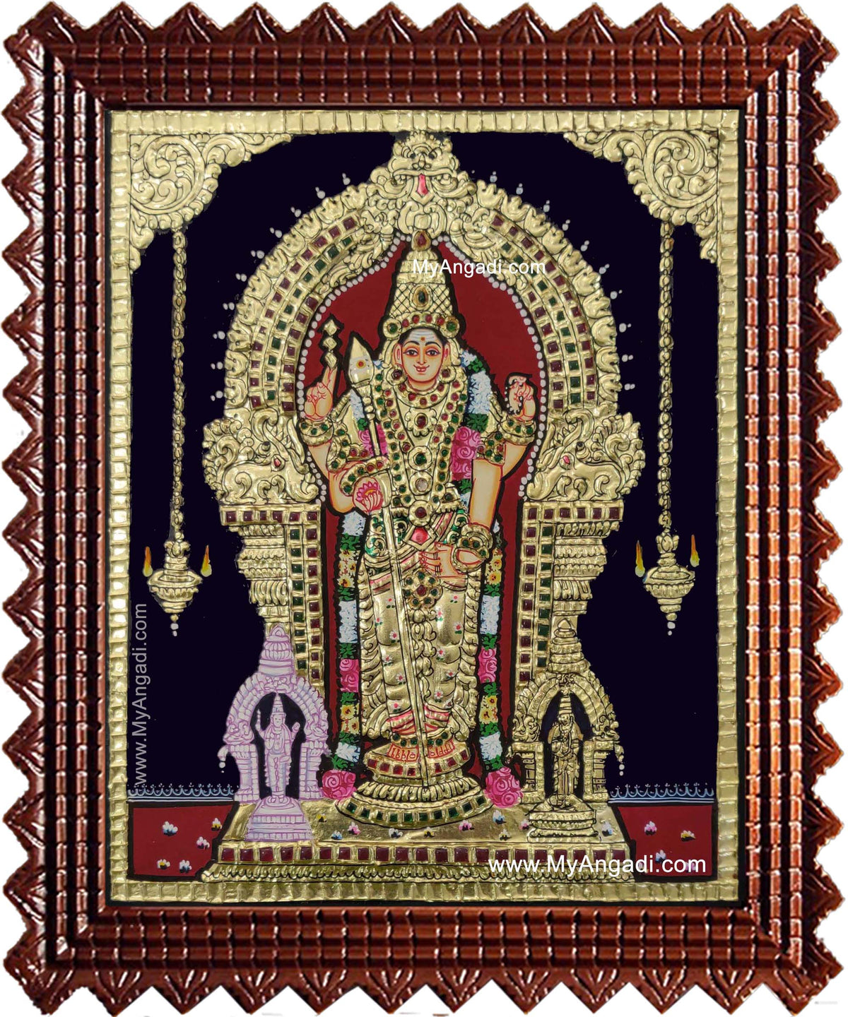 Thiruchendur Murugan Tanjore Painting