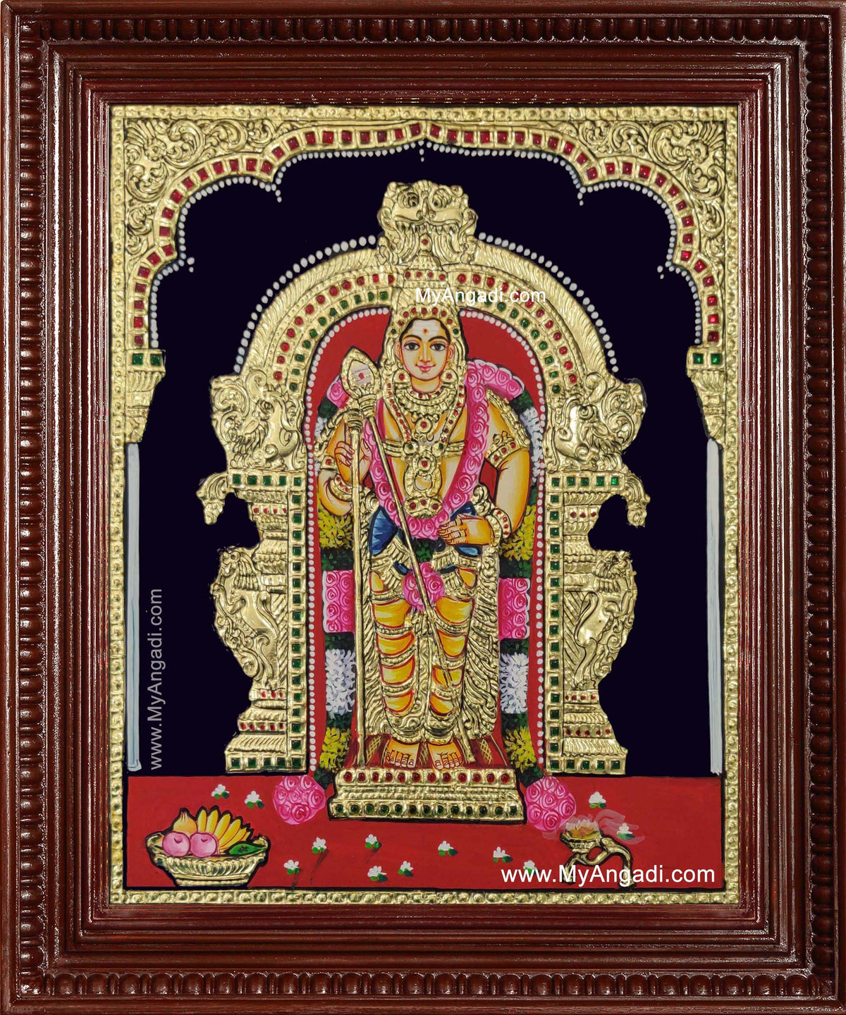 Lord Karthikeyan Tanjore Painting