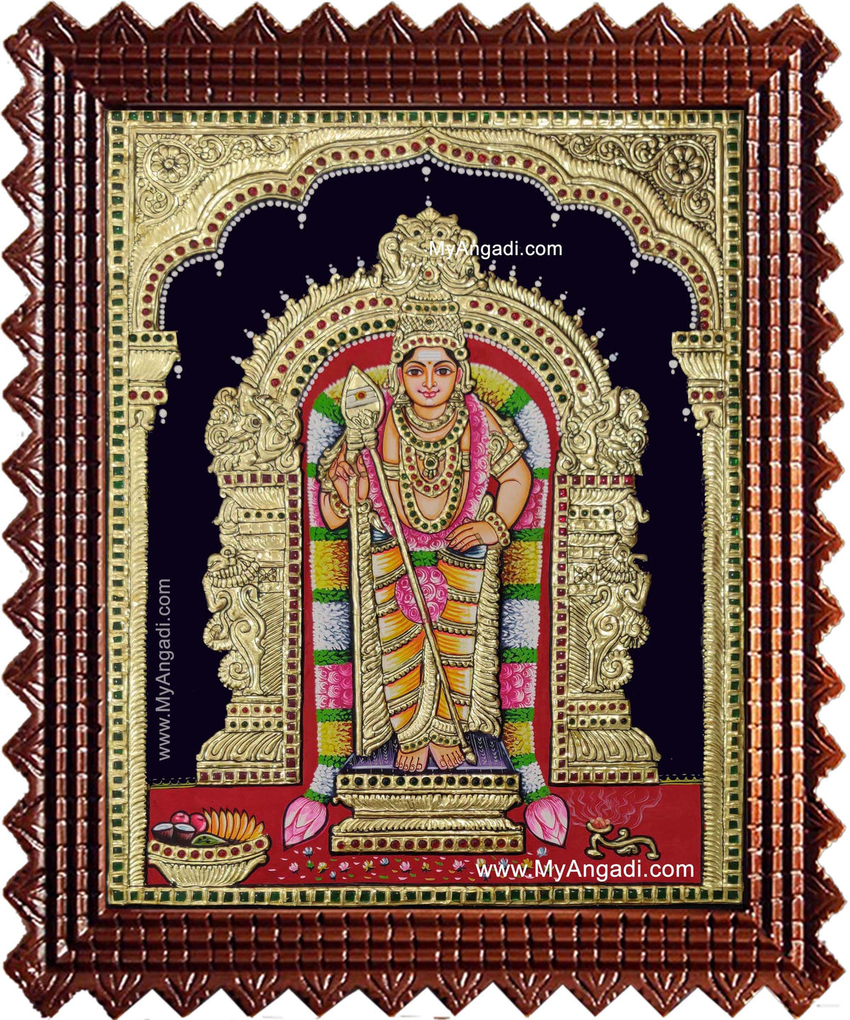 Skandan Tanjore Painting