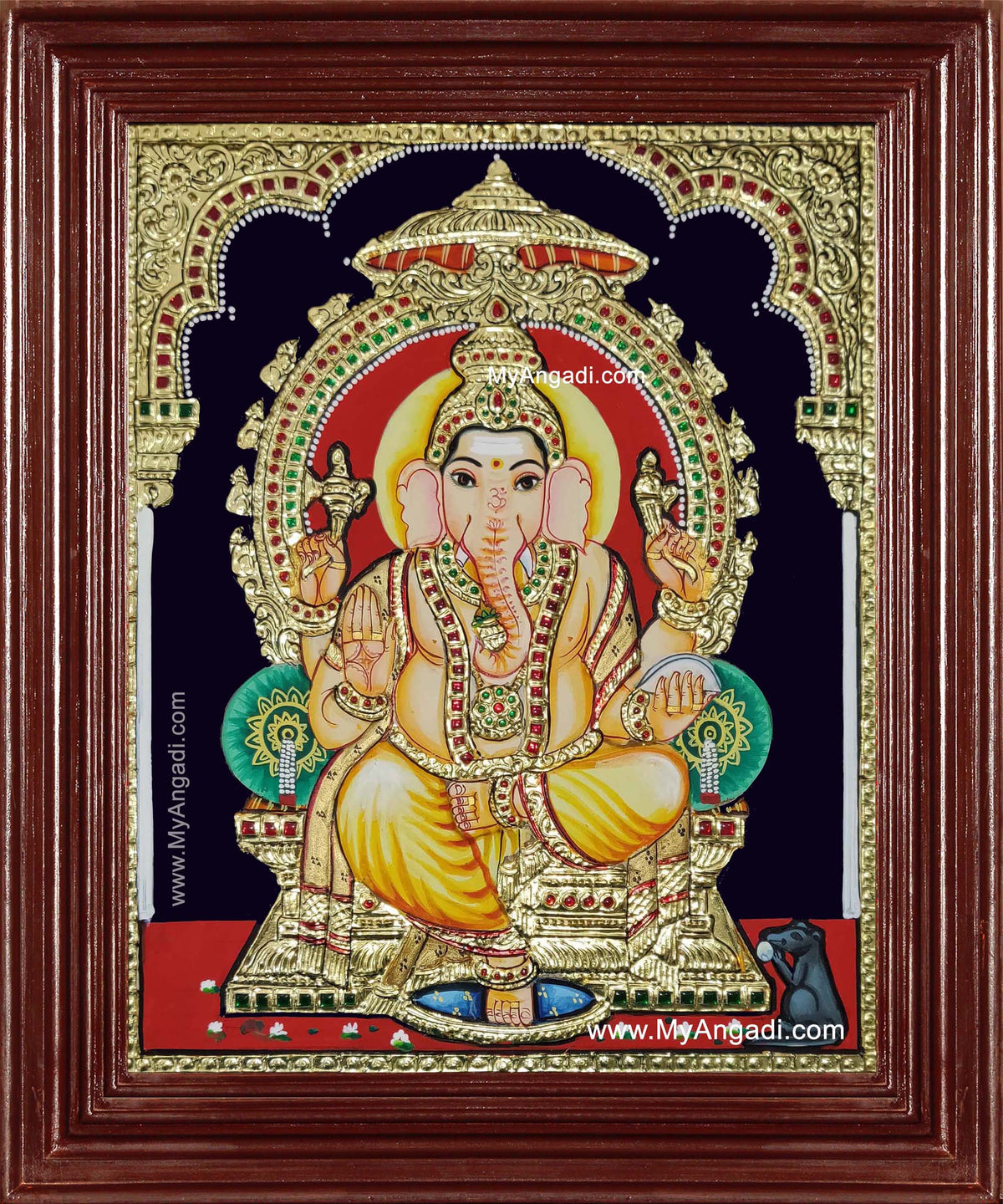 Sri Ganesha Tanjore Painting