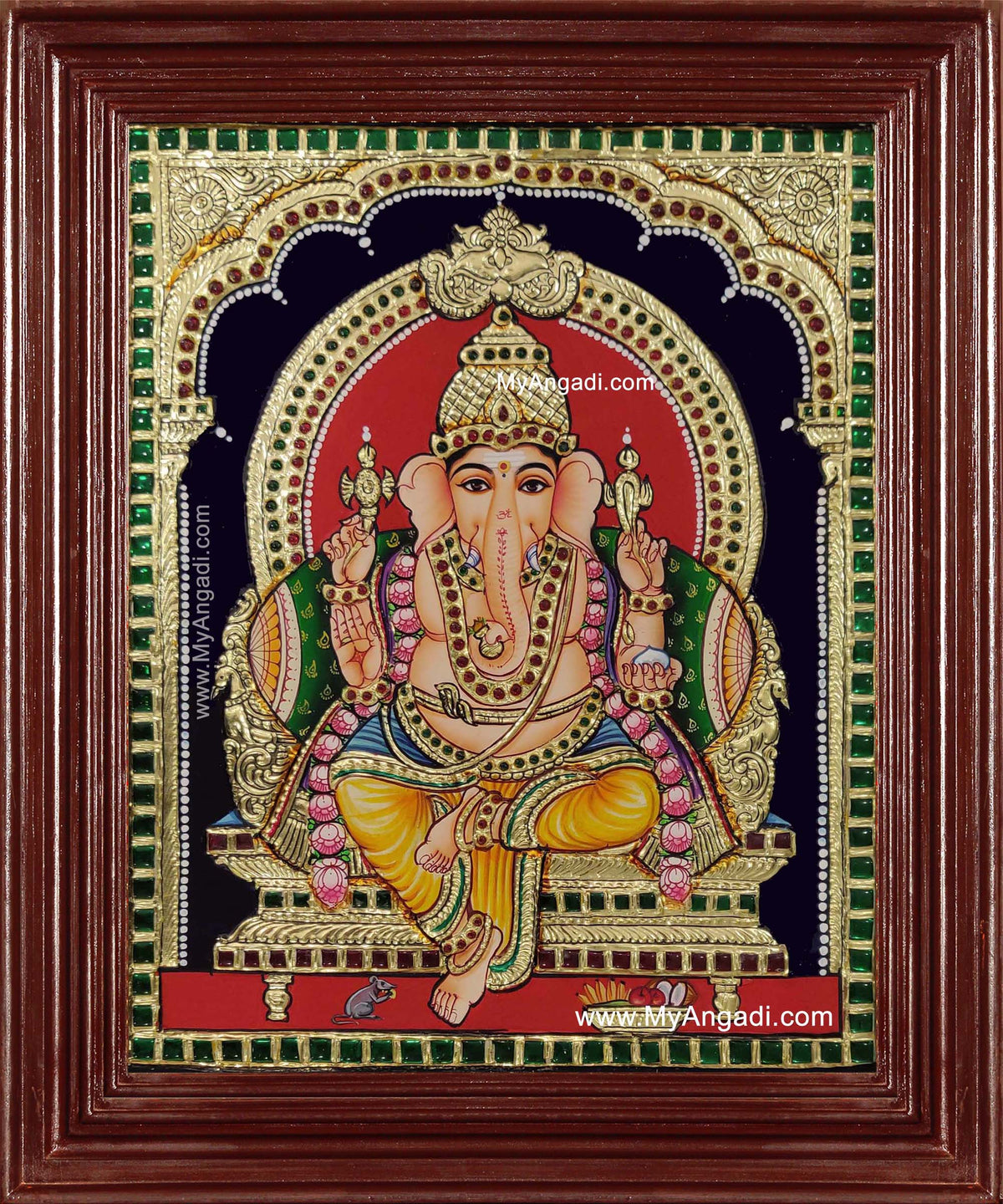 Ganesh Ji Tanjore Painting