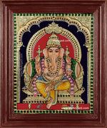 Ganesh Ji Tanjore Painting