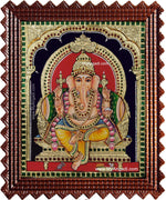 Ganesh Ji Tanjore Painting