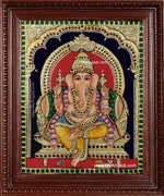 Ganesh Ji Tanjore Painting