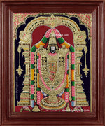 Sri Venkateswara Swamy Balaji Tanjore Painting