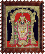 Tirupathi Balaji Lakshmi Big Size Tanjore Painting