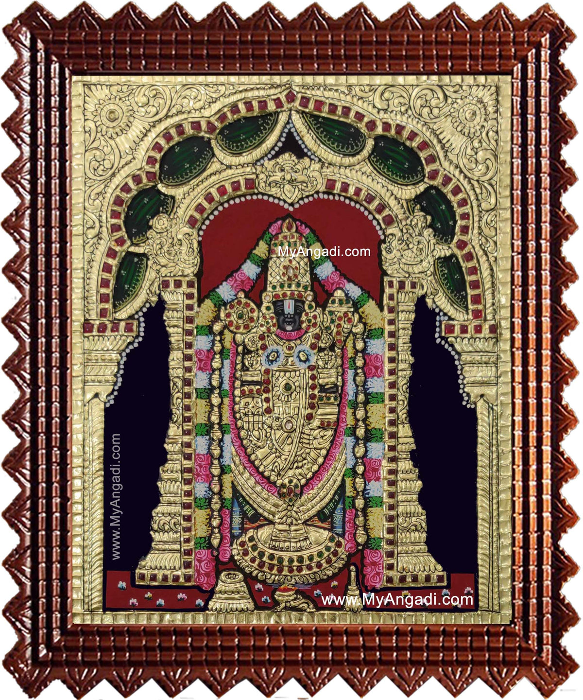 Tirupathi Balaji Tanjore Painting