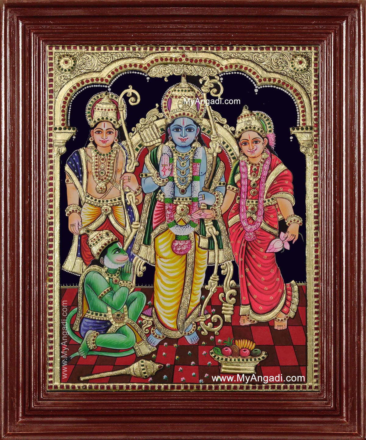 Kothanda Ramar Tanjore Painting