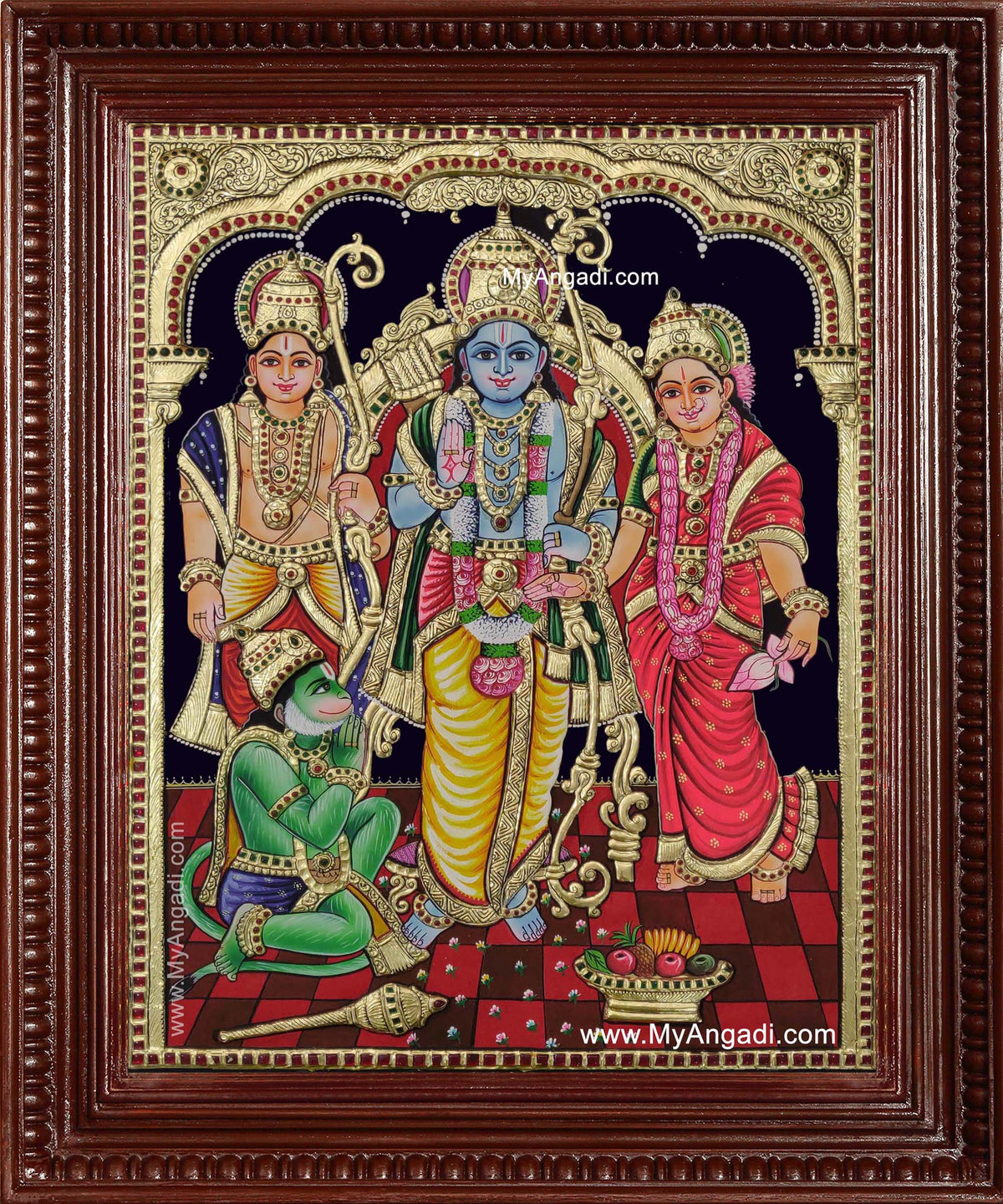 Kothanda Ramar Tanjore Painting