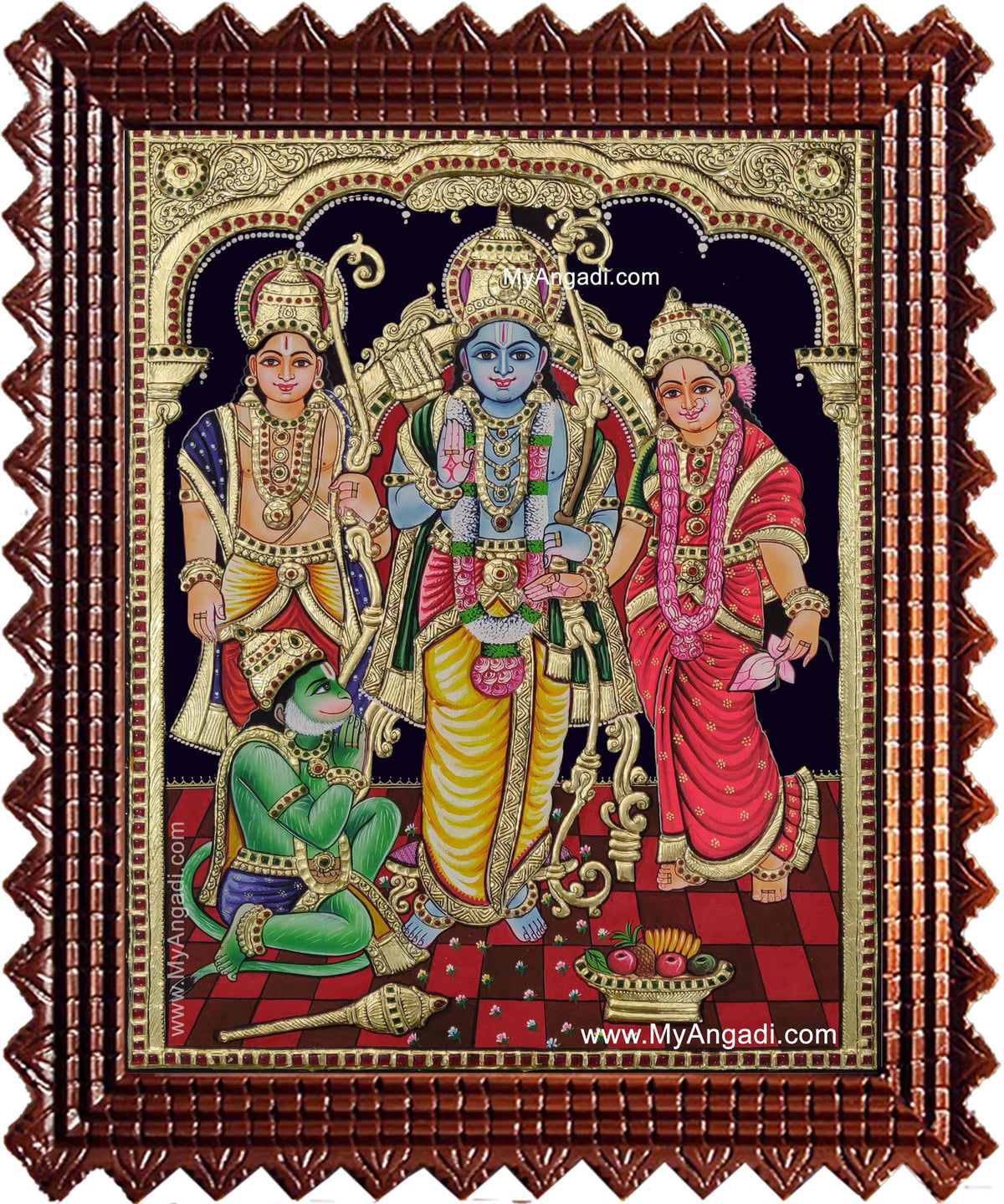 Kothanda Ramar Tanjore Painting