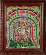 Sellandiamman 3d Embossed Tanjore Painting