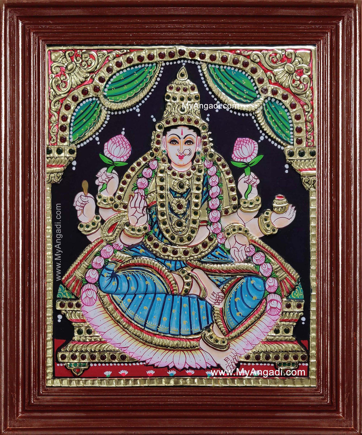 Ashta Lakshmi Tanjore Painting