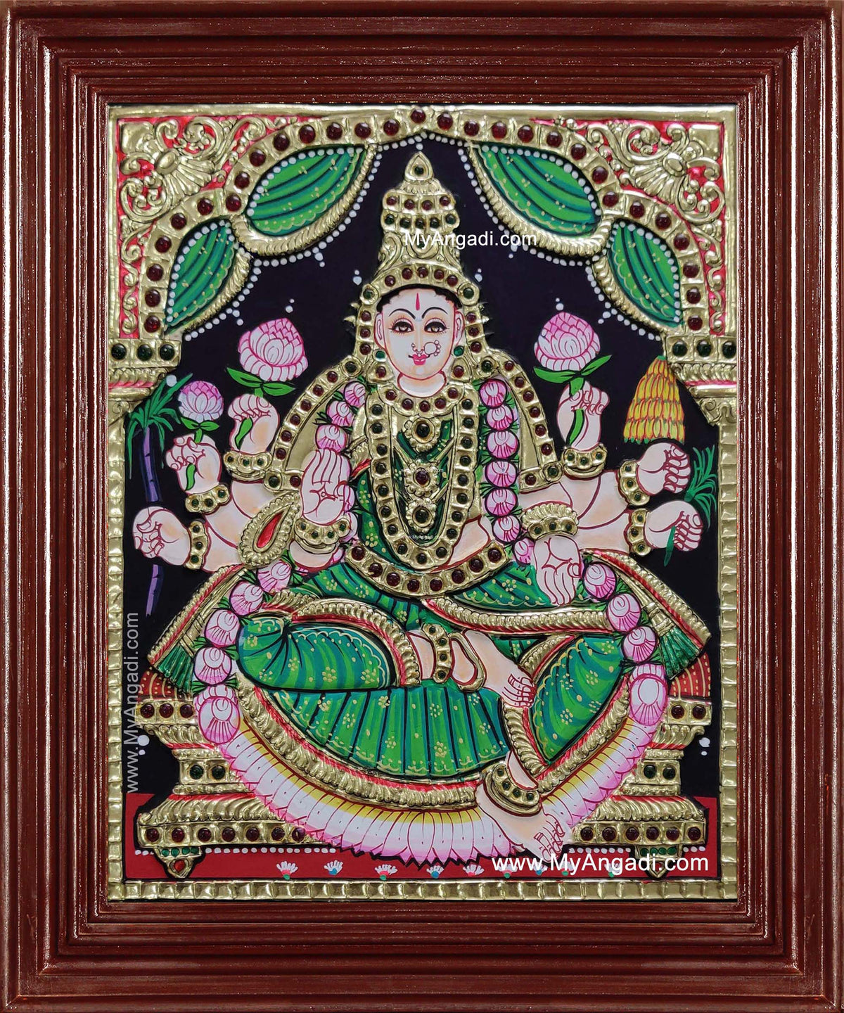Ashta Lakshmi Tanjore Painting