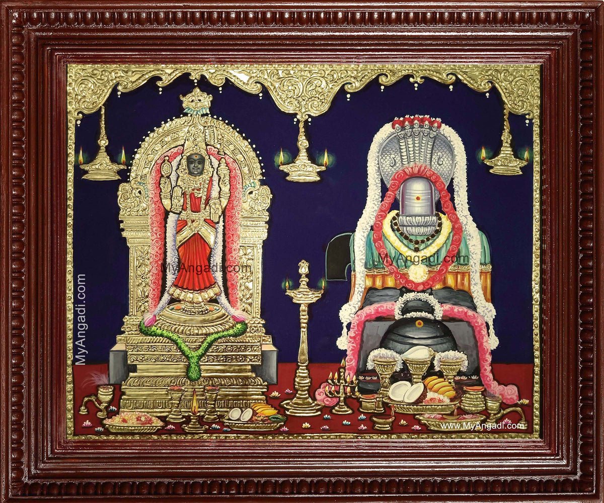 Vaitheeswaran Thaiyal Nayagi Tanjore Painting