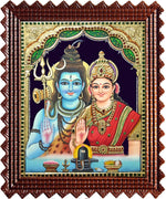 Shiva Parvathi Tanjore Painting
