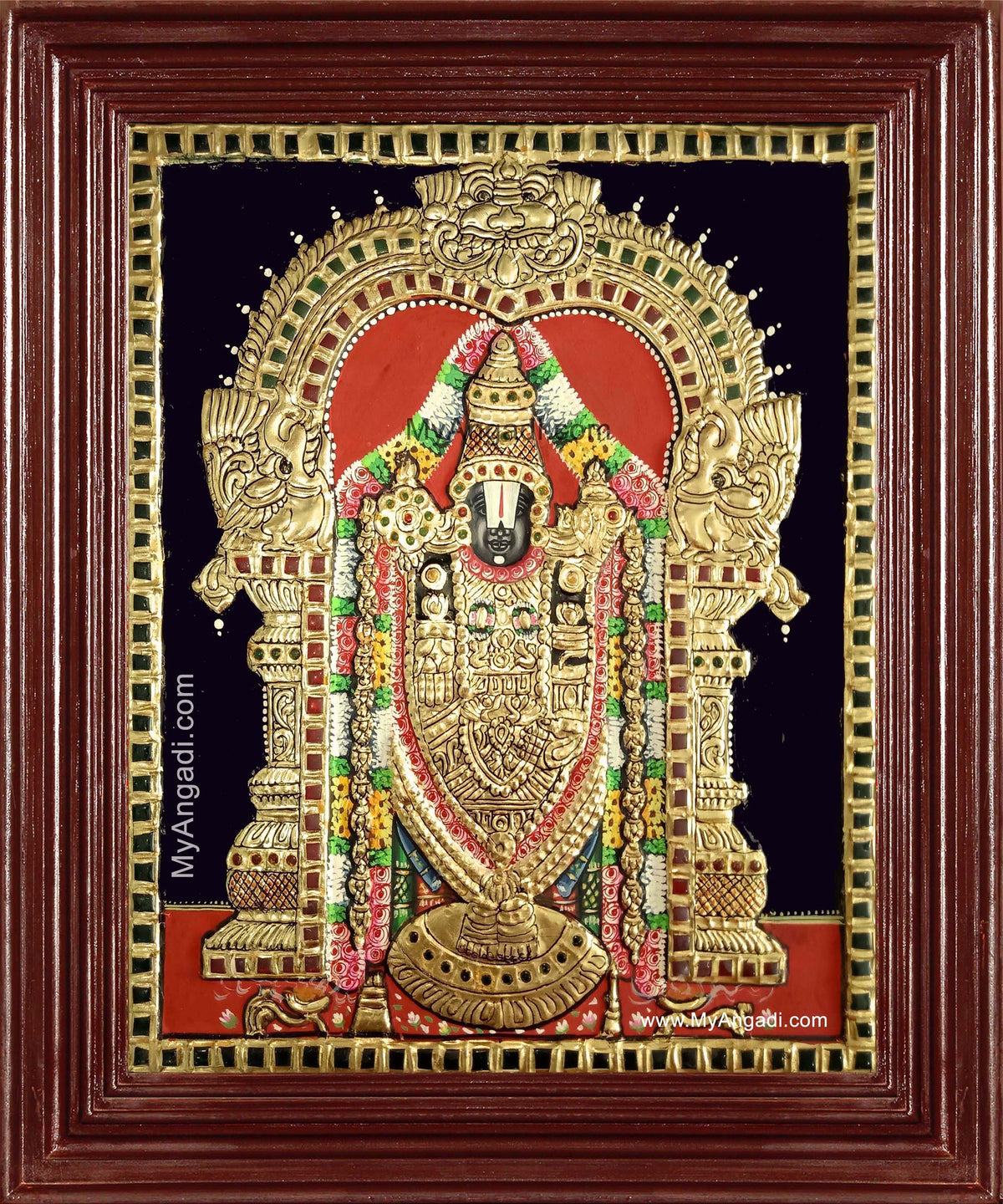 Tirupathi Perumal Tanjore Painting