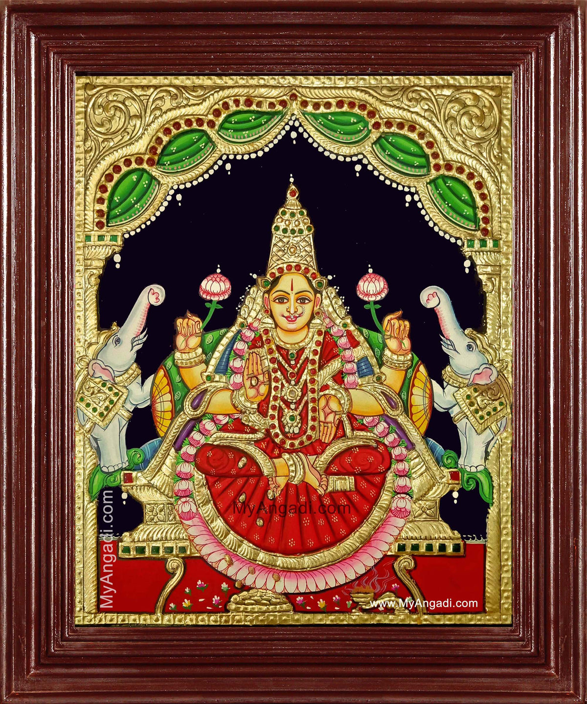 Gaja Laxmi Tanjore Painting