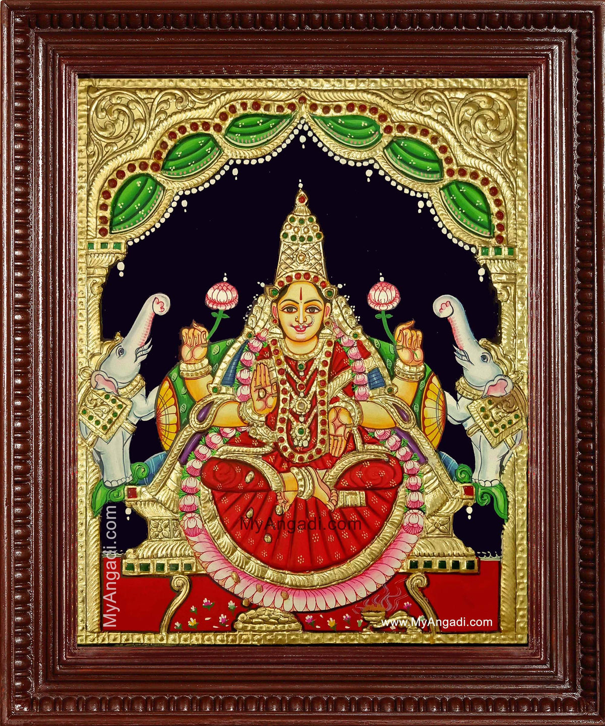 Gaja Laxmi Tanjore Painting