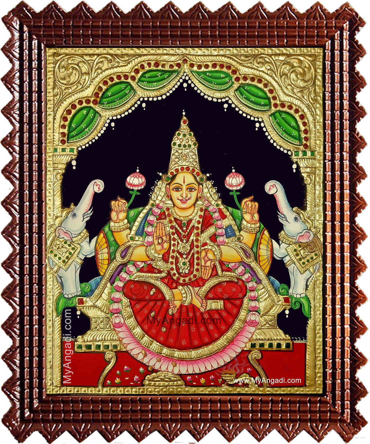 Gaja Laxmi Tanjore Painting