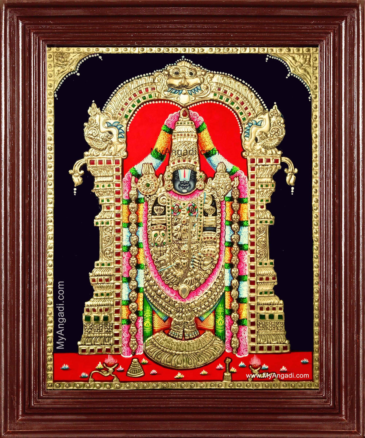 Tirupathi Balaji Tanjore Painting
