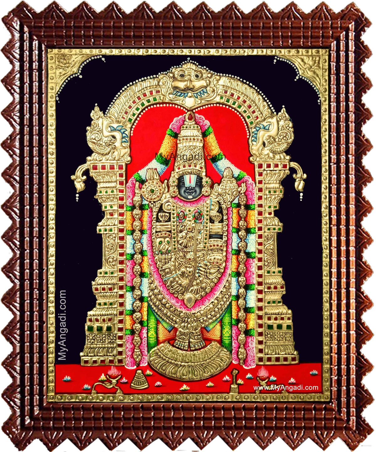 Tirupathi Balaji Tanjore Painting