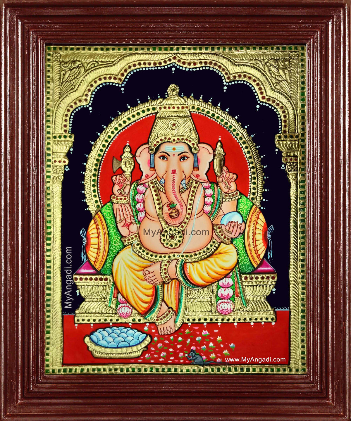 Shree Ganesha Tanjore Painting