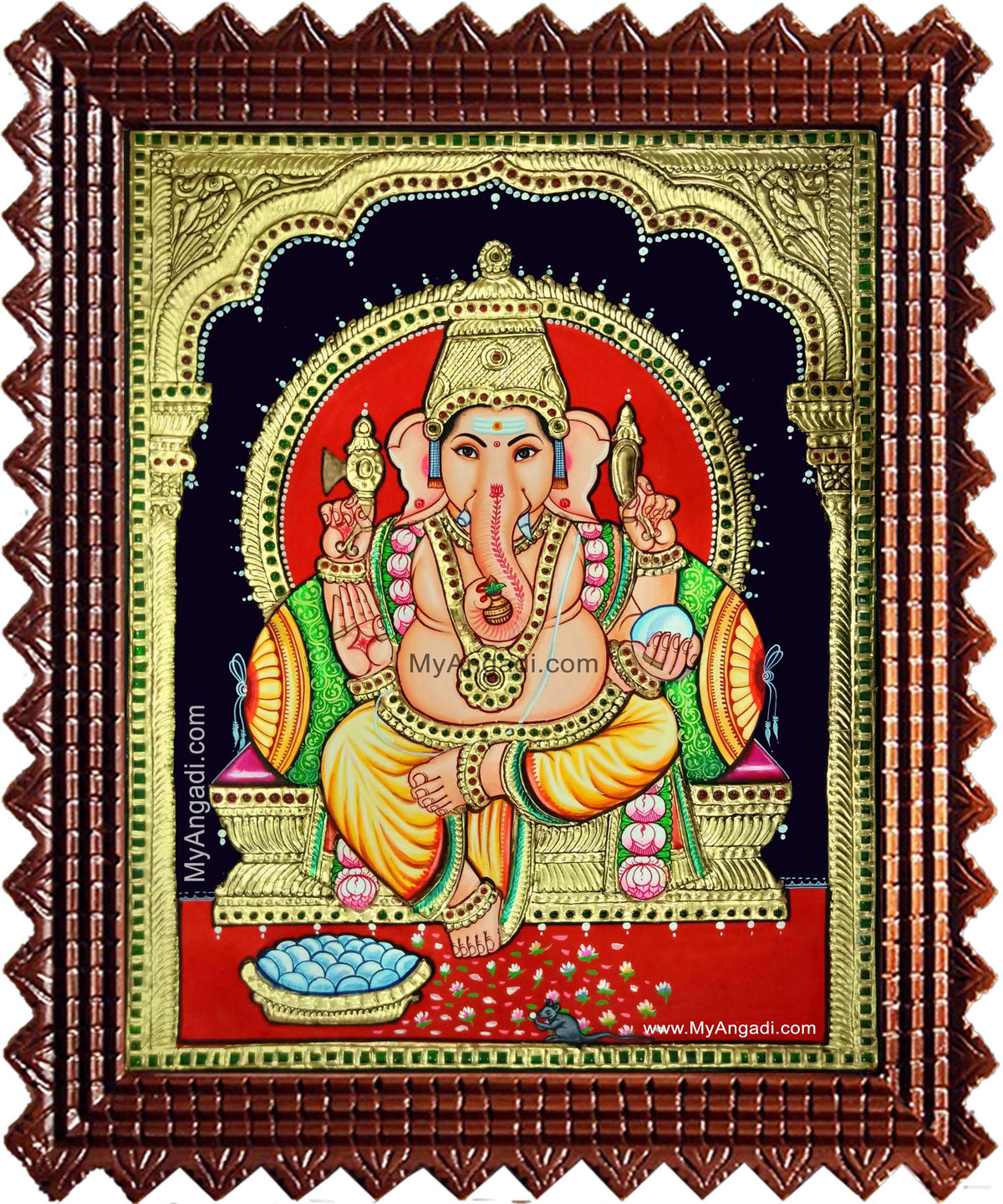 Shree Ganesha Tanjore Painting