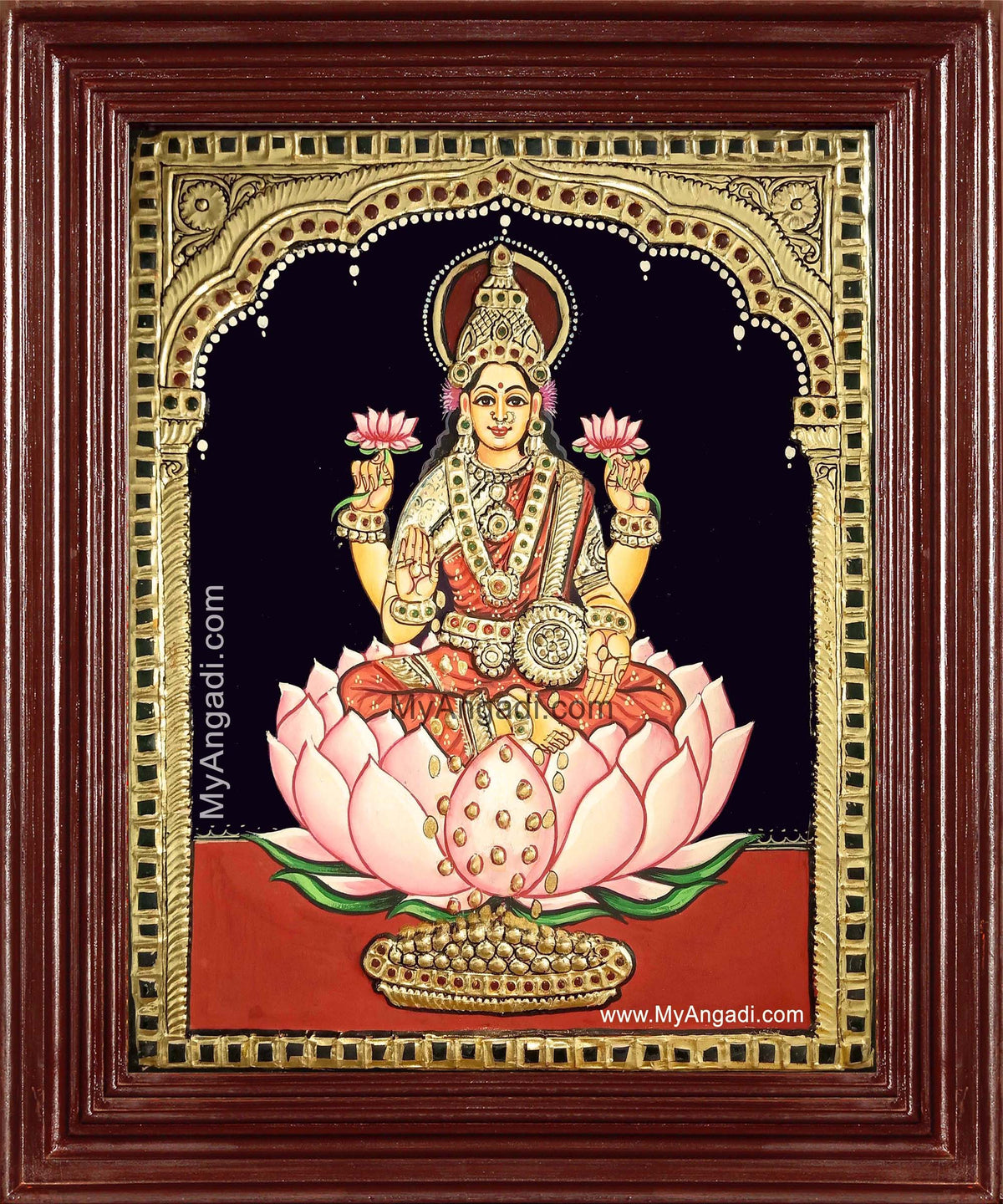 Dhana Lakshmi Tanjore Painting