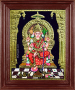 Goddess Lalitha Devi Thanjavur Painting