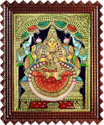Gaja Lakshmi Tanjore Painting