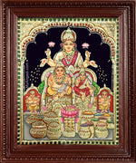 Kubera Lakshmi Tanjore Painting