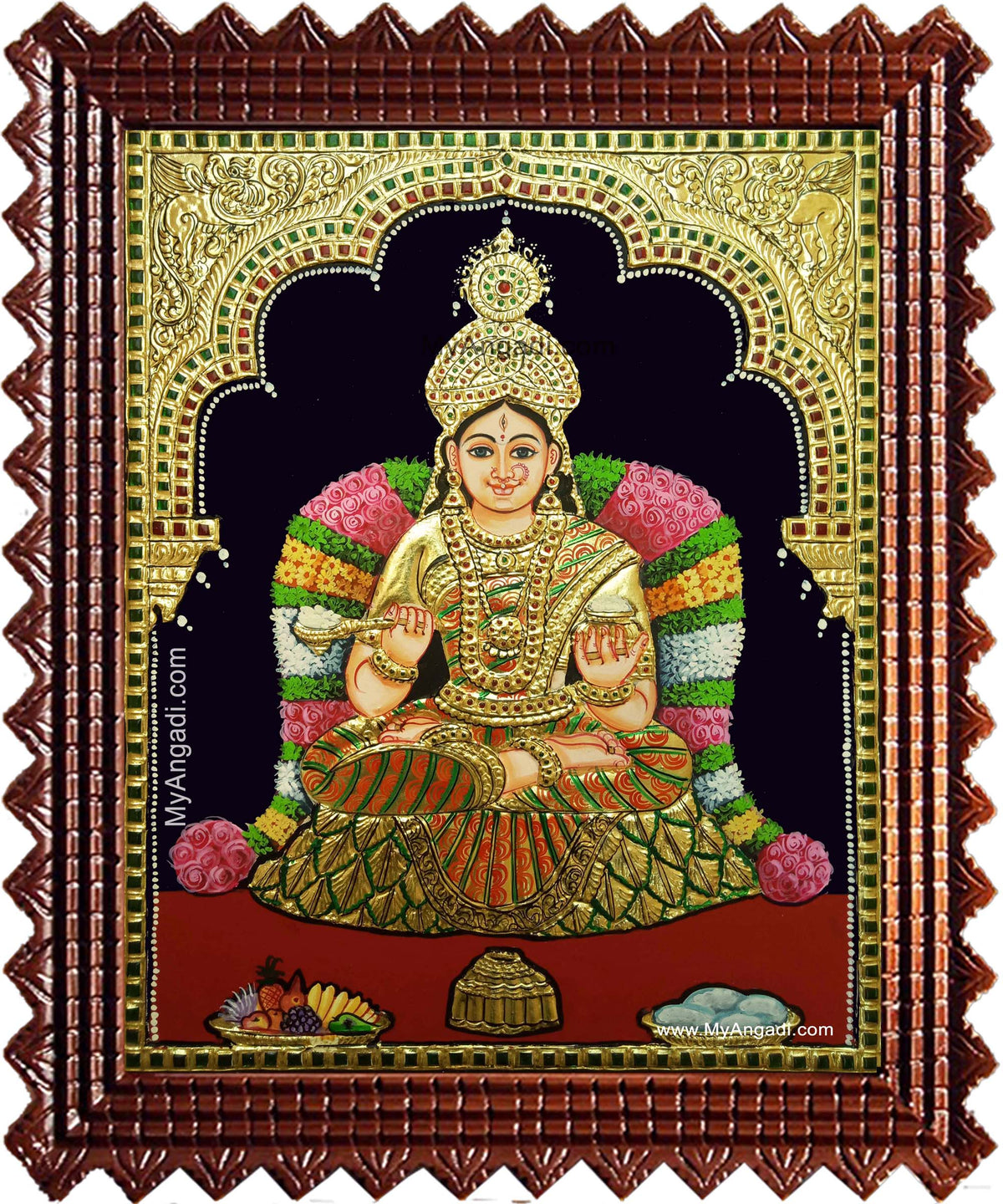 Annapurneswari Tanjore Painting