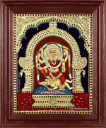 Kalamangalam Kulavilakku Amman Tanjore Painting